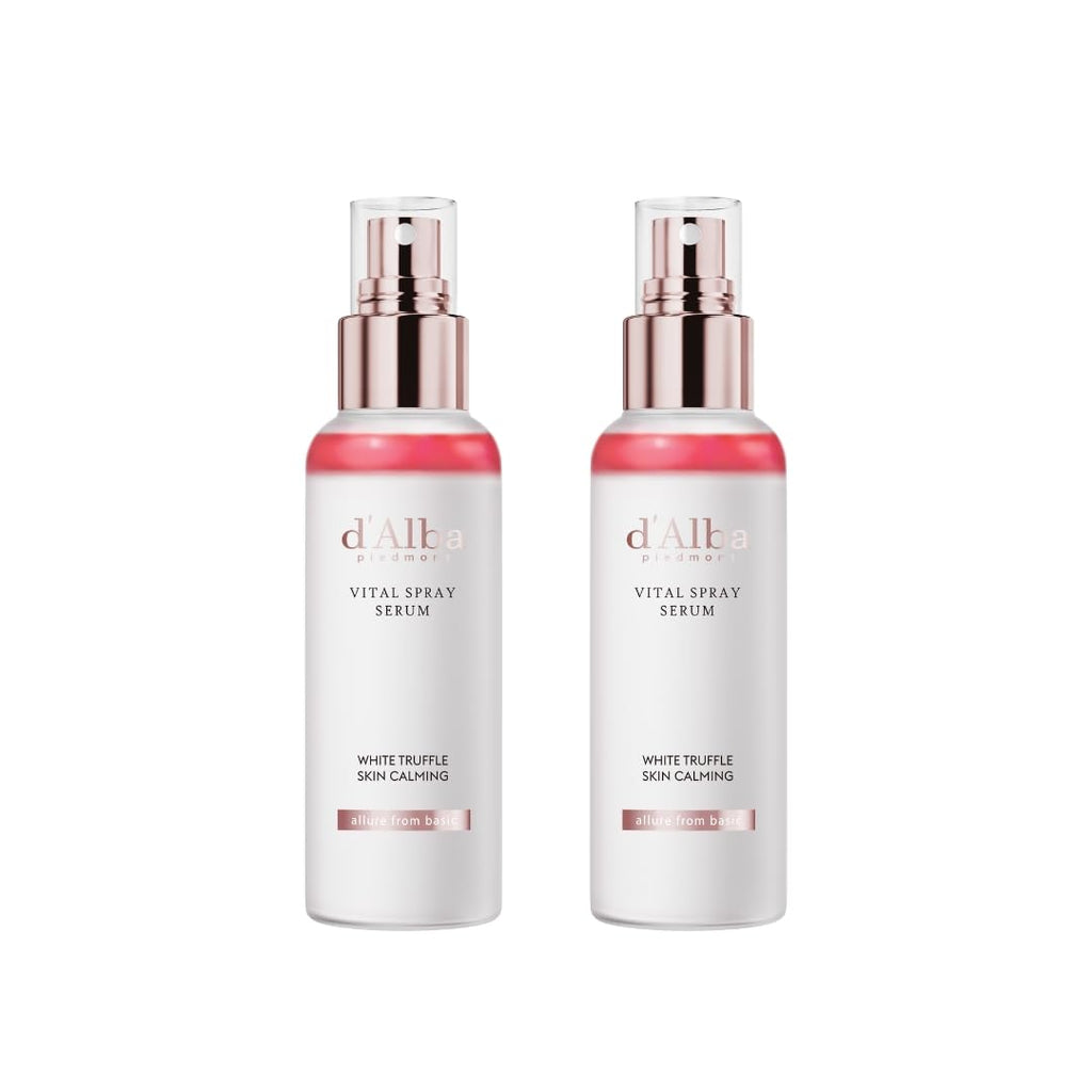 d'alba Piedmont Italian White Truffle First Spray Serum, Vegan Skin Care, Light-weight Face Moisturizer, Glow Serum for Radiant Skin, Non Comedogenic, All In One Mist, Korean Skin Care (3.38 fl oz.)