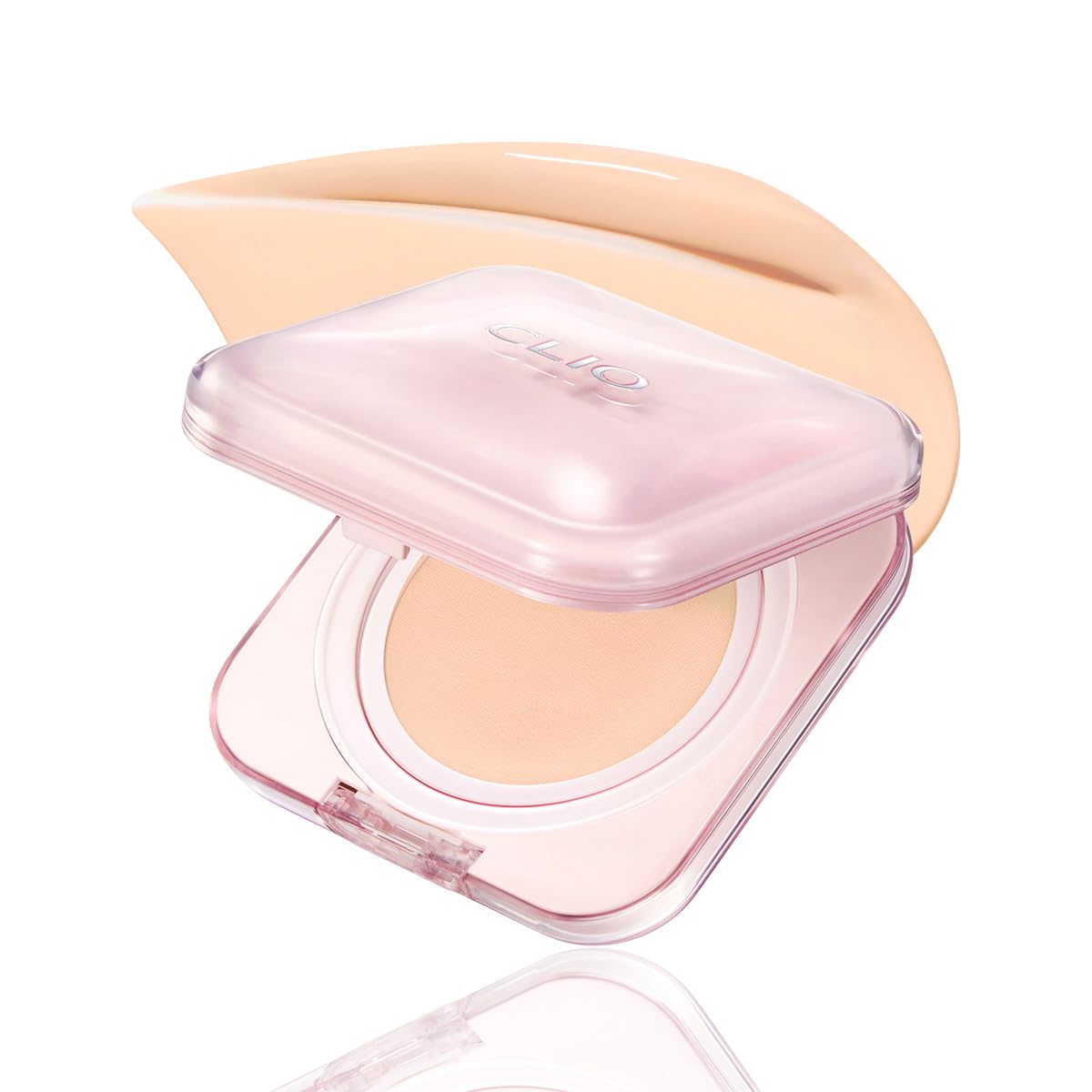 CLIO Kill Cover Mesh Glow Essential Cushion Foundation, Buildable Ultra-Fit Coverage with Glow Finish, Long-Lasting Hydration, Flawless Natural Cover for Radiant Skin, Korean Foundation (19C LIGHT)