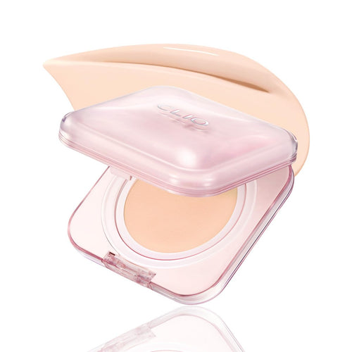 CLIO Kill Cover Mesh Glow Essential Cushion Foundation, Buildable Ultra-Fit Coverage with Glow Finish, Long-Lasting Hydration, Flawless Natural Cover for Radiant Skin, Korean Foundation (19C LIGHT)