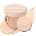 THE TOOL LAB Stamp Skinfit Cushion Foundation, Long Lasting Full Coverage Glass Glow Finish, Korean Foundation Makeup for All Skin Types (No.19 porceline, Glow Type)