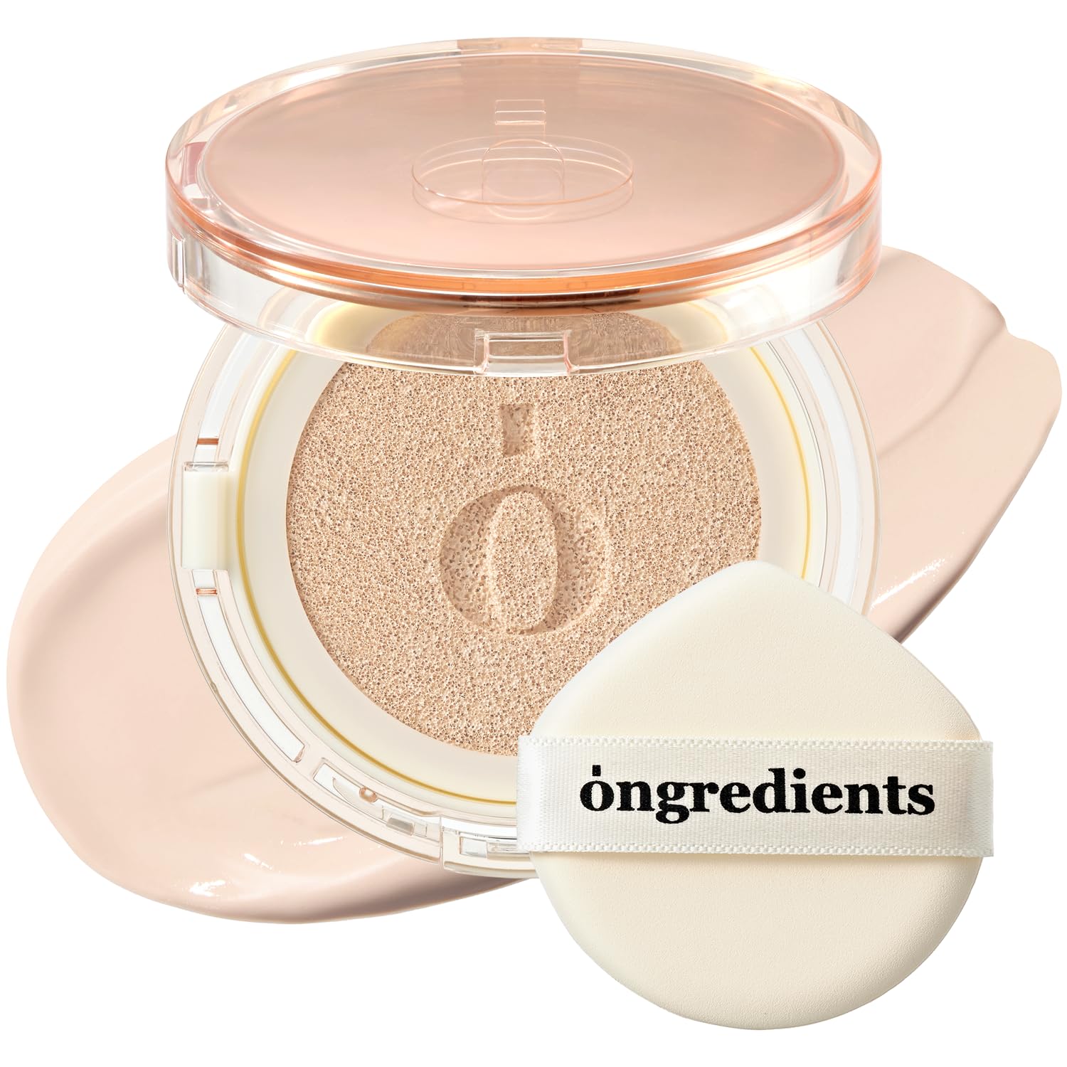 Skin Barrier Glow Cover Cushion, All-day Coverage, Glow Finish, Lightweight, Skincare-Like Texture, Non-cakey Makeup, Korean Cushion Foundation (#13C First Snow, 0.15 oz)